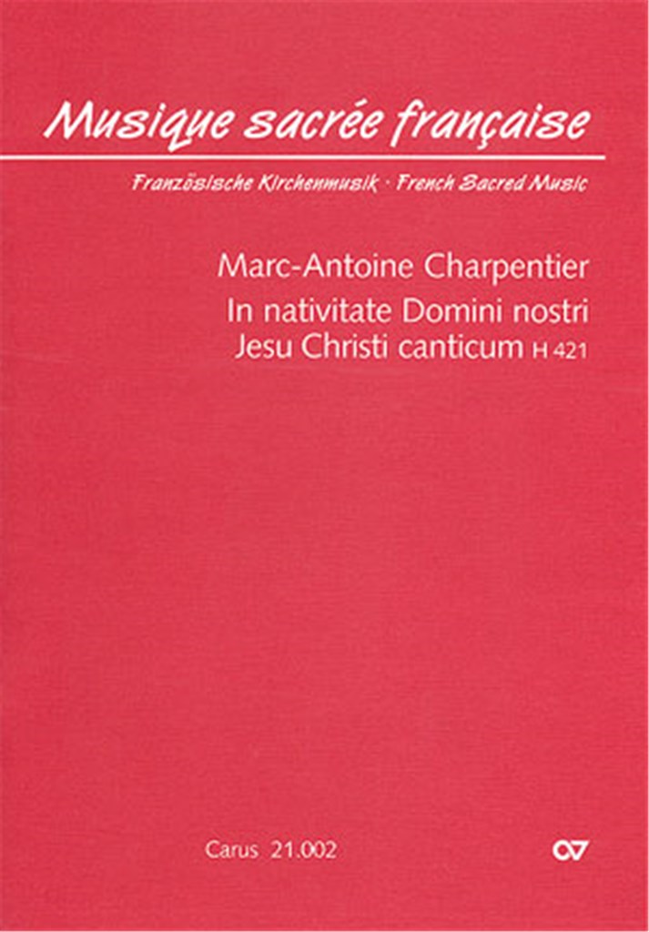 In nativitate Domini nostri Jesu Christi canticum